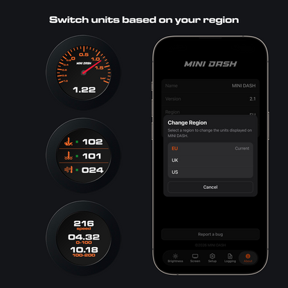MINI DASH – OBD2 Performance Display