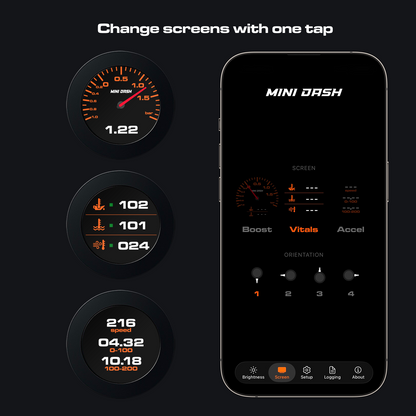 MINI DASH – OBD2 Performance Display